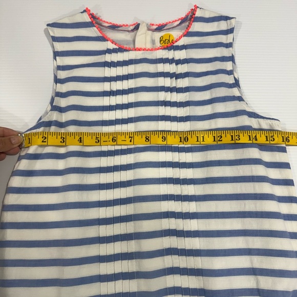 Boden girl Striped Sleeveless Dress with Flared Skirt - Picture 10 of 10
